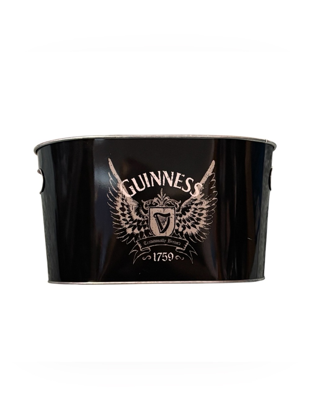 Guinness Ice Bucket, St. James Gate, Oval, Side Handles
